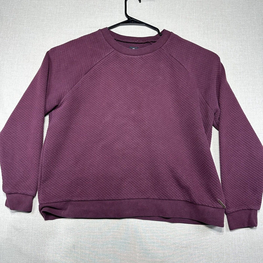 Element Women’s Daytime Maroon Oversized Sweater Fleece Relaxed Size - M